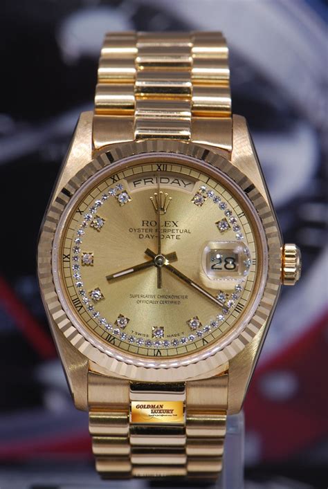 gold rolex oyster day date|Rolex Day-Date 40 president.